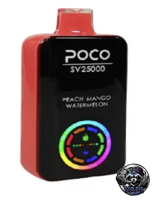 POCO SV 25000 - Peach Mango Watermelon 5% POCO SV 25000 - Peach Mango Watermelon 5%