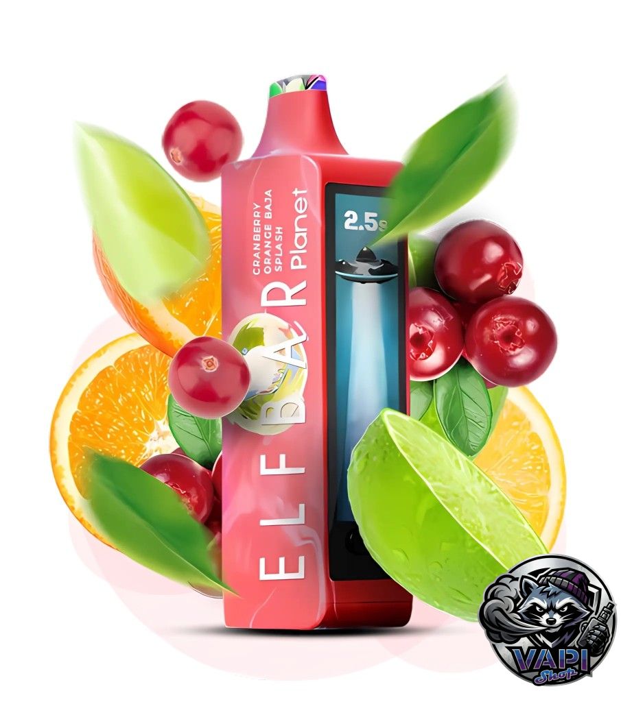 Elf Bar Planet 25000 - Cranberry Orange Baja Splash 5% Elf Bar Planet 25000 - Cranberry Orange Baja Splash 5%