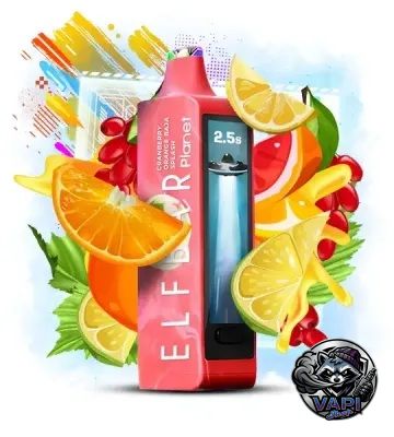 Elf Bar Planet 25000 - Bílá broskev Baja Splash 5% Elf Bar Planet 25000 - Bílá broskev Baja Splash 5%