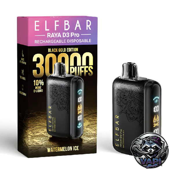 Elf Bar Raya D3 Pro 30000 – Vodní meloun s ledem 5% Elf Bar Raya D3 Pro 30000 – Vodní meloun s ledem 5%
