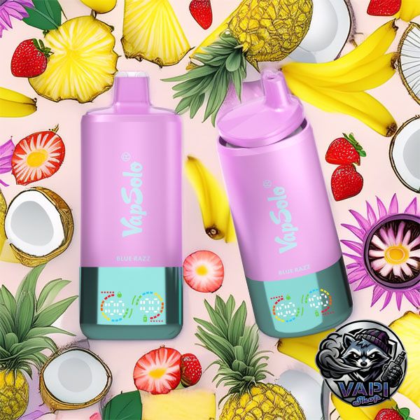 VapSolo Triple 60000 - Ananas Kokos & Modrá Malina & Jahoda Banán 5%