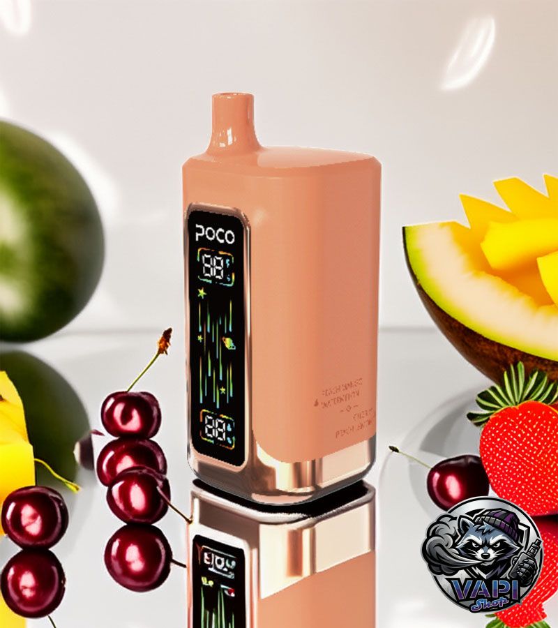POCO-FR80000-Watermelon Ice–Pineapple Coconut–Peach Mango Watermelon–Cherry Peach Lemon Poco FR 80000 – Watermelon Ice & Pineapple Coconut & Peach Mango Watermelon & Cherry Peach Lemon 5%